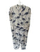 Corey lynn calter Size S Cream & Navy Viscose Cap Sleeve Swiss Dot Jumper Cream & Navy / S