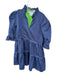 Gretchen Scott Size M Navy Polyester Knee Length Ruffled Tiered Cinched Dress Navy / M