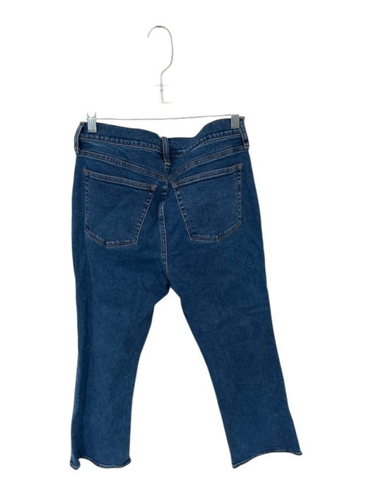 J. Crew Size 28 Medium Wash Cotton Mid Rise Cropped Flare Jeans Medium Wash / 28