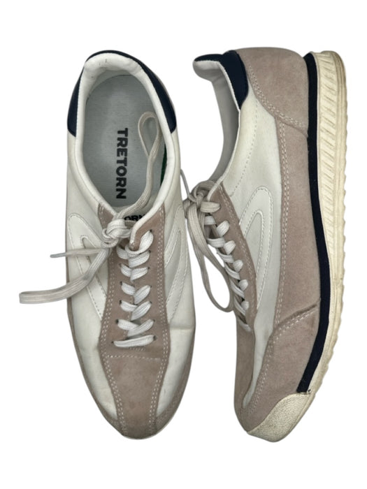 Tretorn Shoe Size 7.5 Tan, White & Black Leather Lace Up Sneakers Tan, White & Black / 7.5
