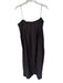 Mirth Size L Dark Brown Cotton Embroidered Eyelet Maxi Pleated Dress Dark Brown / L