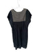 Greek Archaic Kori Size XS Black & Gold Polyester gold embroidery Maxi Dress Black & Gold / XS