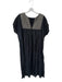 Greek Archaic Kori Size XS Black & Gold Polyester gold embroidery Maxi Dress Black & Gold / XS