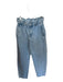 Zara Size 6 Light Wash Cotton Denim Back Pockets Scrunch Waist Zip Close Jeans Light Wash / 6