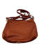 MZ Wallace Brown Synthetic Zip Top Silvertone hardware Crossbody Strap Bag Brown / S
