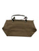 Longchamp Olive Synthetic Snap Button Rolled Handle Collapsible Tote Bag Olive / M