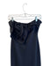 ASOS Design Size 4 Black Polyester Strapless bodycon Micropleat Crinkle Dress Black / 4
