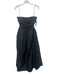 Tanya Taylor Size 00 Black Polyester Sleeveless Midi Gathered Pleated Dress Black / 00