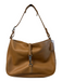 Coach Camel Cowhide Leather Top Handle Horsebit silver hardware Zip Pocket Bag Camel / Medium
