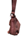 Bottega Veneta Burgundy Leather Woven Shoulder & Crossbody Straps Top Zip Bag Burgundy / Medium