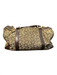Celine Brown Leather & Canvas Monogram Top Zip Madadam Sulky Bag Brown / Medium