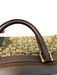 Celine Brown Leather & Canvas Monogram Top Zip Madadam Sulky Bag Brown / Medium
