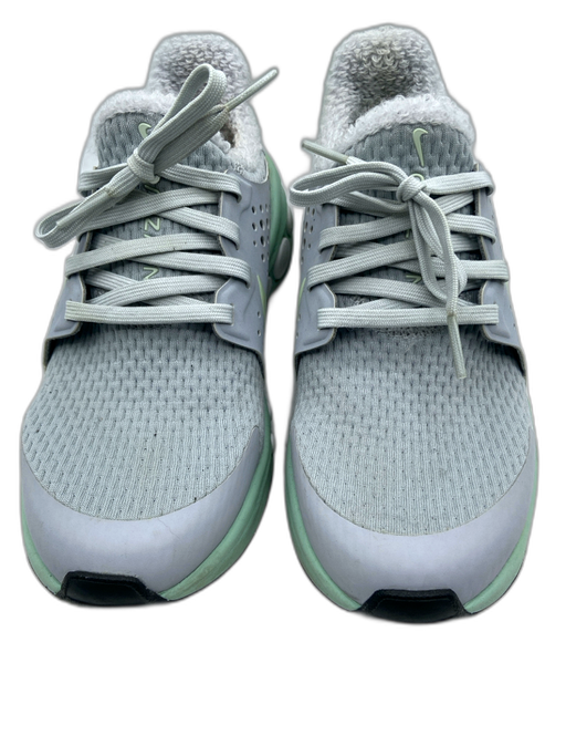 Nike Shoe Size 4.5 Green & Gray Synthetic Kitten Heel lace up Sneakers Green & Gray / 4.5