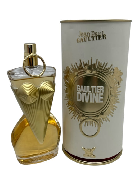Jean Paul Gaultier Gold Tone Glass Bottle 3.4 FL OZ Perfume Gold Tone