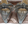 Mach & Mach Shoe Size 38 Silver Leather & PVC Pointed Toe Crystals Bow Pumps Silver / 38
