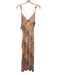 Intimately Free People Size XS purple & orange Polyester Spaghetti Strap Dress purple & orange / XS