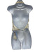 Simkhai Size 4 Ivory White Wool Blend Sleeveless Button Front Satin Trim Top Ivory White / 4