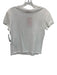 Diesel Size Medium White Cotton Cap Sleeve Logo Cut Out Top White / Medium