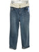 The Frankie Shop Size Medium White & Medium Wash Cotton Denim High Rise Jeans White & Medium Wash / Medium