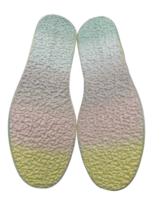Superga Shoe Size 6.5 White & Pastels Canvas Lace Up Platform Shoes White & Pastels / 6.5