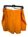 J Crew Size XL Orange Linen Blend Elastic Drawstring Pockets Shorts Orange / XL