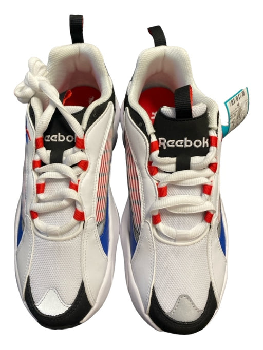 Reebok Shoe Size 7 Red, White & Blue Fabric Low Top lace up Reflective Sneakers Red, White & Blue / 7