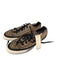 Converse Shoe Size 8.5 Brown & Black Textile Leopard Low Top Zipper Detail Shoes Brown & Black / 8.5