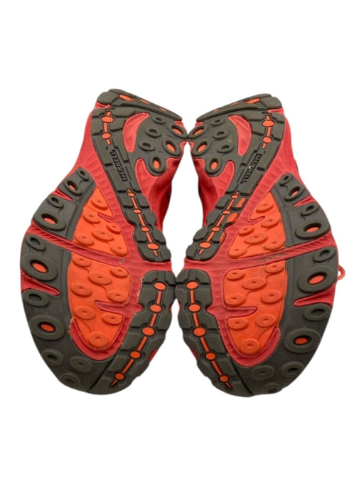 Merrell Shoe Size 8 Red Synthetic Mesh lace up Low Top Running Sneakers Red / 8