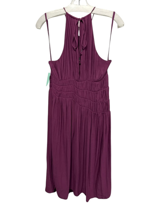 Moulinette Soeurs Size 4 Purple Polyester Sleeveless Cut Out Below knee Dress Purple / 4