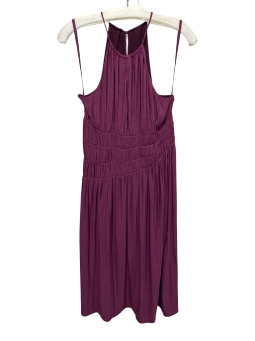 Moulinette Soeurs Size 4 Purple Polyester Sleeveless Cut Out Below knee Dress Purple / 4