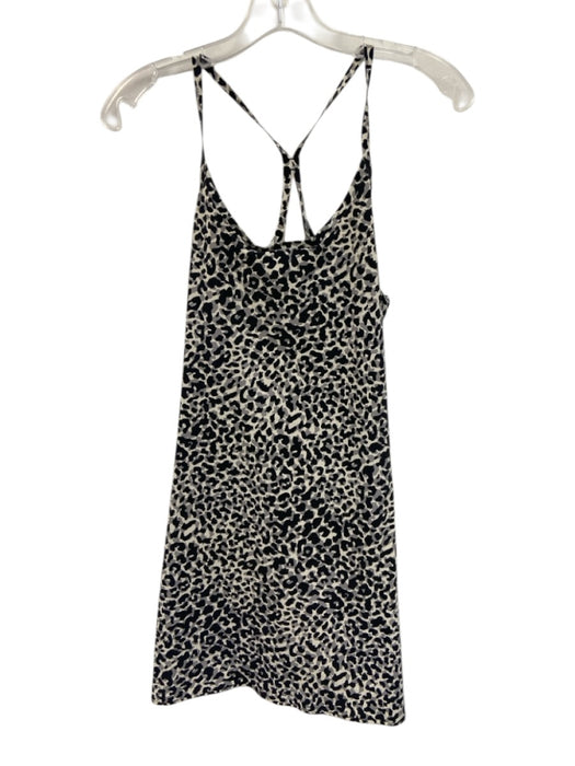 Outdoor Voices Size S Black, gray & white Nylon Blend Printed Athletic Dress Black, gray & white / S