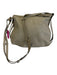 Kooba Taupe Leather Zip Close Cross Body Strap Messenger Snake Embossed Bag Taupe / M