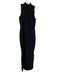 Shoshanna Midnight Size 2 Black No Fabric Tag Halter Neck Sleeveless Maxi Dress Black / 2