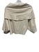 Planet by Lauren G Size S Cream Polyester Wide Sleeve Cropped Chimney Neck Top Cream / S