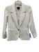 J. Crew Size 00 White Linen Blend Button Button Collar Blazer White / 00
