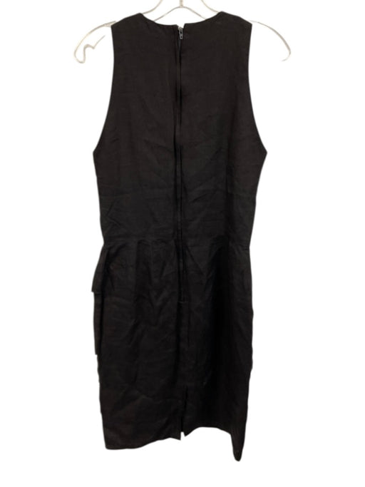 Kay Unger Size Est S Black Sleeveless Ruffle Dress Black / Est S