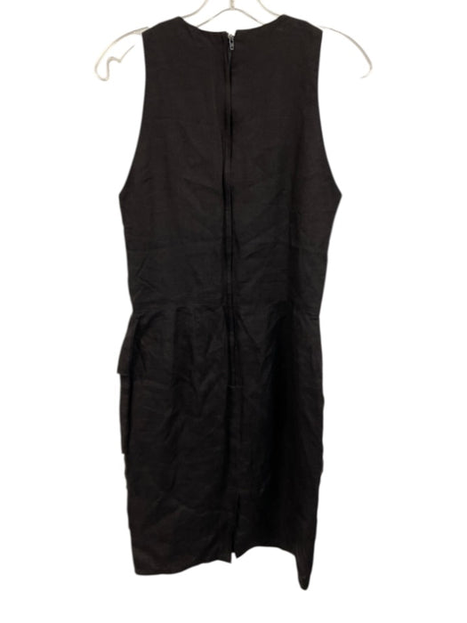 Kay Unger Size Est S Black Sleeveless Ruffle Dress Black / Est S