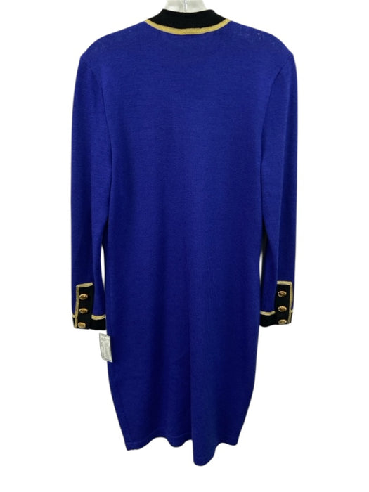 St. John Collection Size Est M Purple Blue & Black Missing Fabric Tag Sweater Purple Blue & Black / Est M