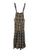 Free People x CP Shades Size XS Gray, White & Brown Cotton Plaid Godet hem Dress Gray, White & Brown / XS