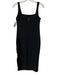 Beyond Yoga Size M Black Polyester Blend Heathered Sleeveless Shelf Bra Dress Black / M