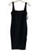 Beyond Yoga Size M Black Polyester Blend Heathered Sleeveless Shelf Bra Dress Black / M