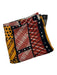 Ken Done Yellow, Black & Multi Silk Abstract Print Geometric Square scarf Yellow, Black & Multi