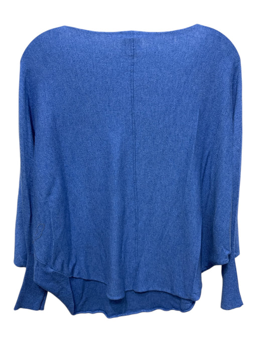 Kerisma Size S/M Blue Cashmere Blend Rolled Edges Dolman sleeve Sweater Blue / S/M