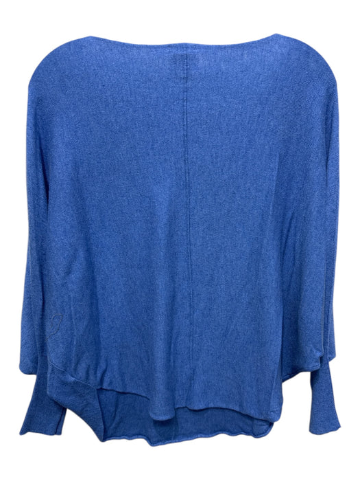 Kerisma Size S/M Blue Cashmere Blend Rolled Edges Dolman sleeve Sweater Blue / S/M