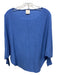 Kerisma Size S/M Blue Cashmere Blend Rolled Edges Dolman sleeve Sweater Blue / S/M