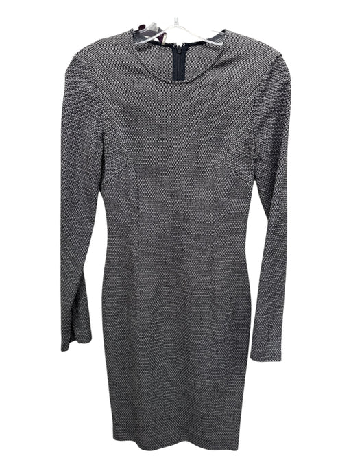 Stella McCartney Size S Black & White Tweed Woven Above knee Sheath Dress Black & White / S