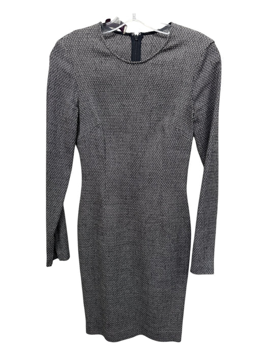 Stella McCartney Size S Black & White Tweed Woven Above knee Sheath Dress Black & White / S