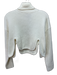 Atoir Size 4 Cream White Cotton & Wool Blend Ribbed Knit Turtleneck Sweater Cream White / 4