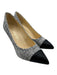 Chanel Shoe Size 35 Black & White textile upper Tweed Toe Cap Heel Detail Pumps Black & White / 35