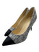 Chanel Shoe Size 35 Black & White textile upper Tweed Toe Cap Heel Detail Pumps Black & White / 35